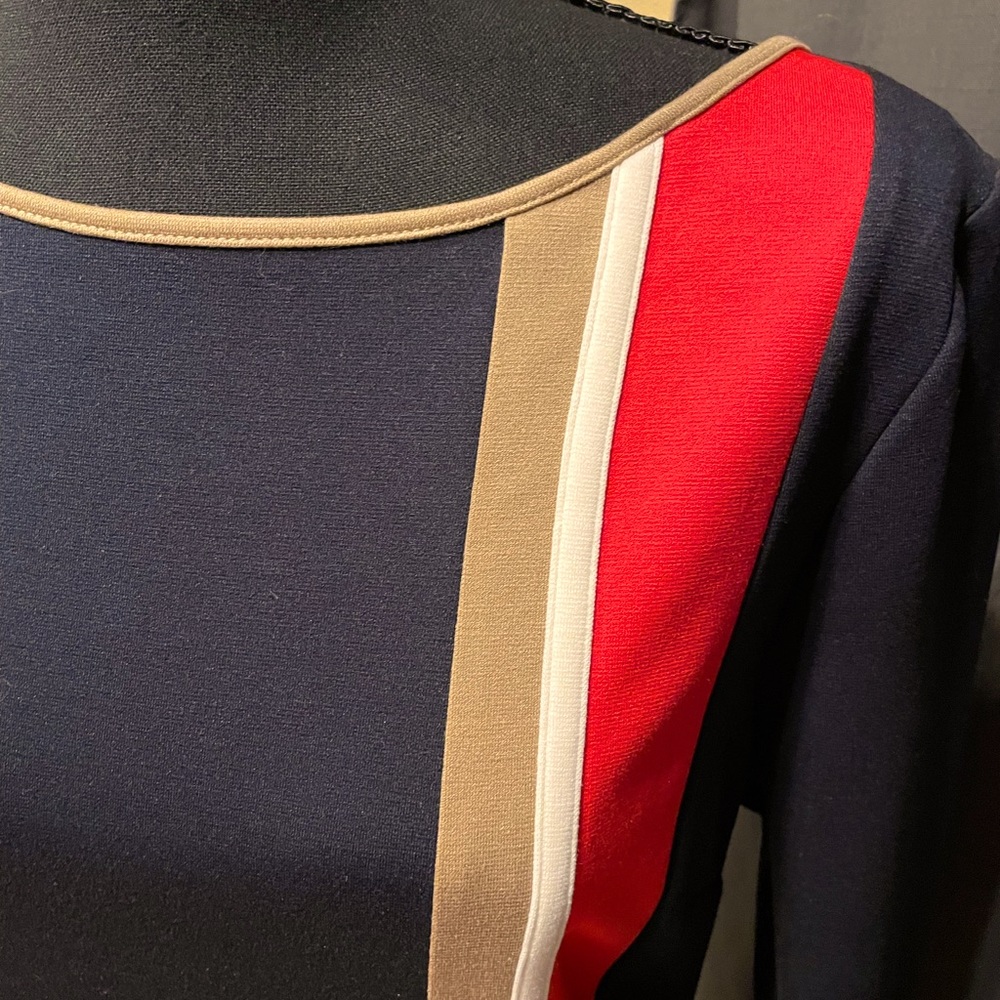 Navy Ann Taylor shift dress
